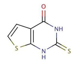 2-mercaptothieno[2,3-d]pyrimidin-4(3H)-one - chemical structure image