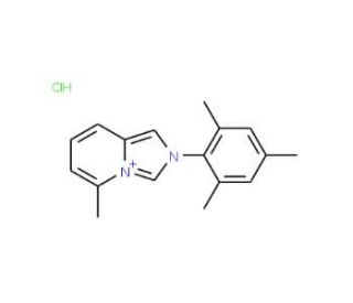 2-Mesityl-5-methylimidazo[1,5-a]pyridinium chloride - chemical structure image
