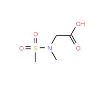 2-[methane(methyl)sulfonamido]acetic acid (CAS 115665-52-6) - chemical structure image