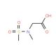 2-[methane(methyl)sulfonamido]acetic acid (CAS 115665-52-6) - chemical structure image