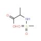 2-methanesulfonamidopropanoic acid (CAS 879123-60-1) - chemical structure image