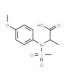 2-[Methanesulfonyl-(4-methoxy-phenyl)-amino]-propionic acid (CAS 436811-06-2) - chemical structure image