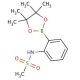 2-(Methanesulfonylamino)phenylboronic acid pinacol ester (CAS 380430-60-4) - chemical structure image
