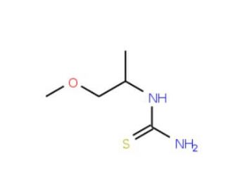 (2-Methoxy-1-methyl-ethyl)-thiourea - chemical structure image
