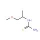 (2-Methoxy-1-methyl-ethyl)-thiourea - chemical structure image