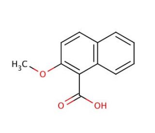 2-Methoxy-1-naphthoic acid (CAS 947-62-6) - chemical structure image