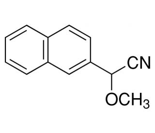 2-Methoxy-2-(2-naphthyl)acetonitrile (CAS 118736-08-6) - chemical structure image