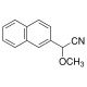 2-Methoxy-2-(2-naphthyl)acetonitrile (CAS 118736-08-6) - chemical structure image