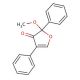 2-Methoxy-2,4-diphenyl-3(2H)-furanone (CAS 50632-57-0) - chemical structure image