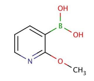 2-Methoxy-3-pyridinylboronic acid (CAS 163105-90-6) - chemical structure image