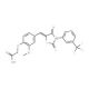 {2-Methoxy-4-[4-oxo-2-thioxo-3-(3-trifluoromethyl-phenyl)-thiazolidin-5-ylidenemethyl]-phenoxy}-acetic acid - chemical struct