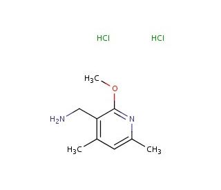(2-methoxy-4,6-dimethylpyridin-3-yl)methanamine dihydrochloride - chemical structure image