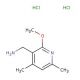 (2-methoxy-4,6-dimethylpyridin-3-yl)methanamine dihydrochloride - chemical structure image