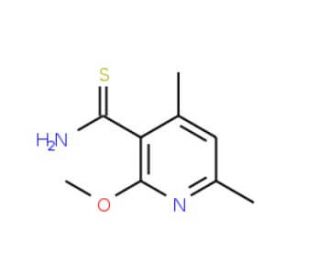 2-methoxy-4,6-dimethylpyridine-3-carbothioamide - chemical structure image