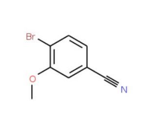 2-Methoxy-4-cyano-bromobenzene (CAS 120315-65-3) - chemical structure image