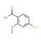 2-Methoxy-4-mercaptobenzoic Acid (CAS 95420-72-7) - chemical structure image