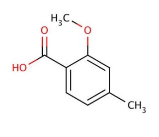 2-Methoxy-4-methylbenzoic acid (CAS 704-45-0) - chemical structure image