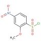 2-Methoxy-4-nitrobenzenesulfonyl chloride (CAS 21320-91-2) - chemical structure image