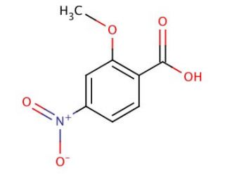 2-Methoxy-4-nitrobenzoic Acid (CAS 2597-56-0) - chemical structure image