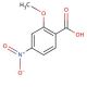 2-Methoxy-4-nitrobenzoic Acid (CAS 2597-56-0) - chemical structure image