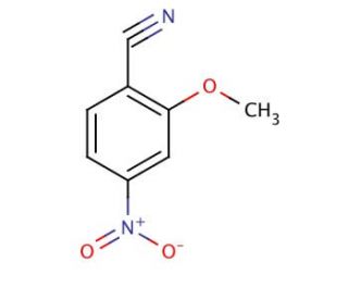 2-Methoxy-4-nitrobenzonitrile (CAS 101084-96-2) - chemical structure image