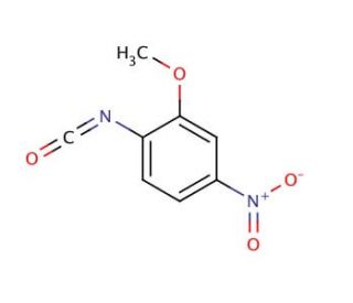 2-Methoxy-4-nitrophenyl isocyanate (CAS 33484-67-2) - chemical structure image