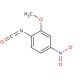 2-Methoxy-4-nitrophenyl isocyanate (CAS 33484-67-2) - chemical structure image