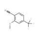 2-Methoxy-4-(trifluoromethyl)benzonitrile (CAS 132927-08-3) - chemical structure image