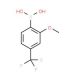 2-Methoxy-4-(trifluoromethyl)phenylboronic acid (CAS 312936-89-3) - chemical structure image