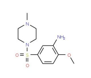 2-methoxy-5-[(4-methylpiperazin-1-yl)sulfonyl]aniline - chemical structure image