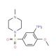 2-methoxy-5-[(4-methylpiperazin-1-yl)sulfonyl]aniline - chemical structure image