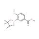 2-Methoxy-5-methoxycarbonylphenylboronic acid, pinacol ester (CAS 269410-10-8) - chemical structure image