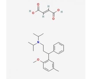 2-Methoxy-5-methyl-N,N-Bis(1-methylethyl)-gamma-phenylbenzenepropanamine fumarate (CAS 124935-89-3) - chemical structure imag