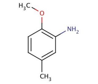 2-Methoxy-5-methylaniline (CAS 120-71-8) - chemical structure image