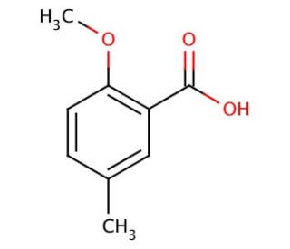 2-Methoxy-5-methylbenzoic acid (CAS 25045-36-7) - chemical structure image