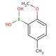 2-Methoxy-5-methylphenylboronic acid (CAS 127972-00-3) - chemical structure image