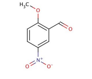 2-Methoxy-5-nitrobenzaldehyde (CAS 25016-02-8) - chemical structure image