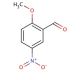 2-Methoxy-5-nitrobenzaldehyde (CAS 25016-02-8) - chemical structure image