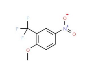 2-Methoxy-5-nitrobenzotrifluoride (CAS 654-76-2) - chemical structure image