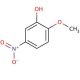 2-Methoxy-5-nitrophenol (CAS 636-93-1) - chemical structure image