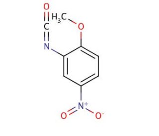 2-Methoxy-5-nitrophenyl isocyanate (CAS 59741-17-2) - chemical structure image