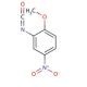 2-Methoxy-5-nitrophenyl isocyanate (CAS 59741-17-2) - chemical structure image