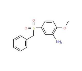 2-Methoxy-5-phenylmethanesulfonyl-phenylamine - chemical structure image
