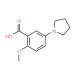 2-Methoxy-5-pyrrolidin-1-yl-benzoic acid - chemical structure image