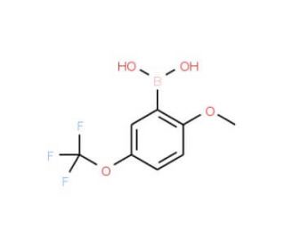 2-Methoxy-5-(trifluoromethoxy)phenylboronic acid (CAS 290832-43-8) - chemical structure image