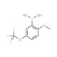 2-Methoxy-5-(trifluoromethoxy)phenylboronic acid (CAS 290832-43-8) - chemical structure image