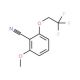 2-Methoxy-6-(2,2,2-trifluoroethoxy)benzonitrile (CAS 175204-03-2) - chemical structure image