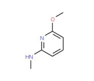2-Methoxy-6-(methylamino)pyridine (CAS 88569-83-9) - chemical structure image