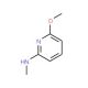 2-Methoxy-6-(methylamino)pyridine (CAS 88569-83-9) - chemical structure image