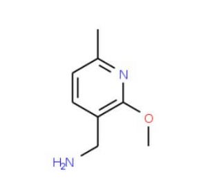(2-methoxy-6-methylpyridin-3-yl)methanamine (CAS 75985-30-7) - chemical structure image